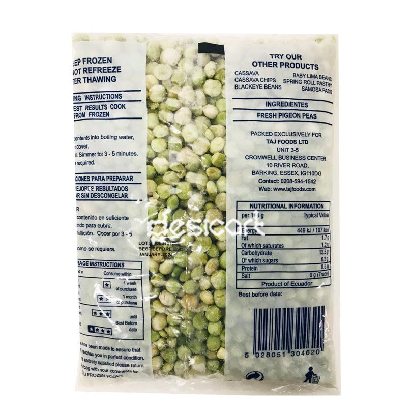 Taj Pigeon Peas 500g