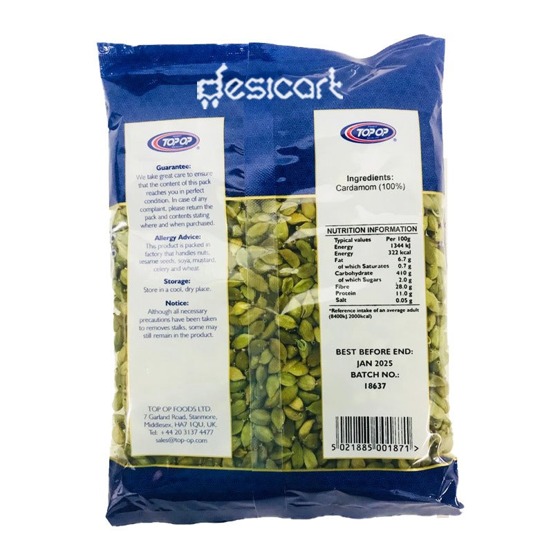 TOP OP ELAAICHI (CARDAMOM) GREEN 200GM