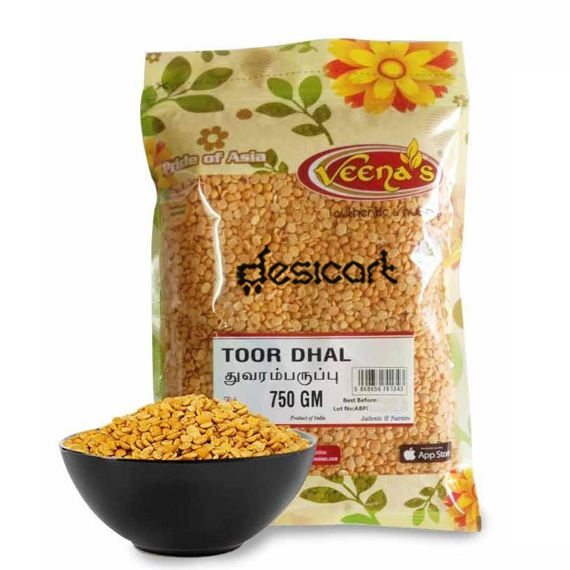 VEENA'S TOOR DAL 750G
