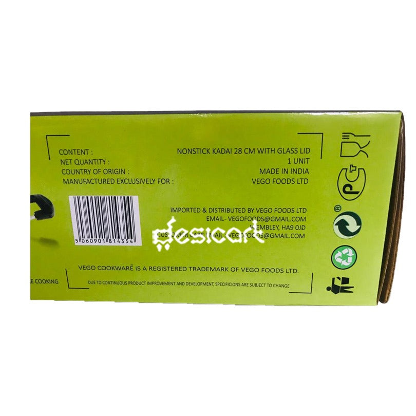 VEGO GRANITO NONSTICK KADHAI 26CM