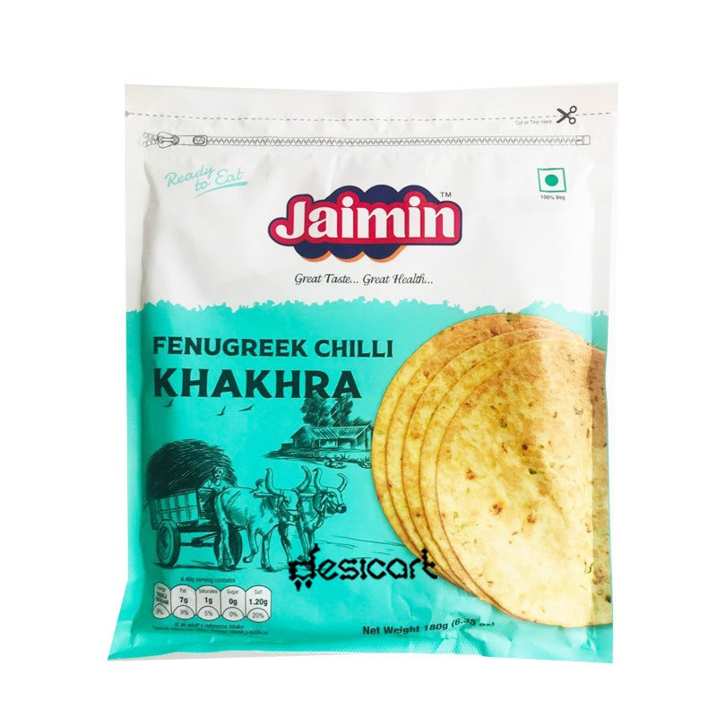 Jaimin Fenugreek Chilli Khakhra 180g