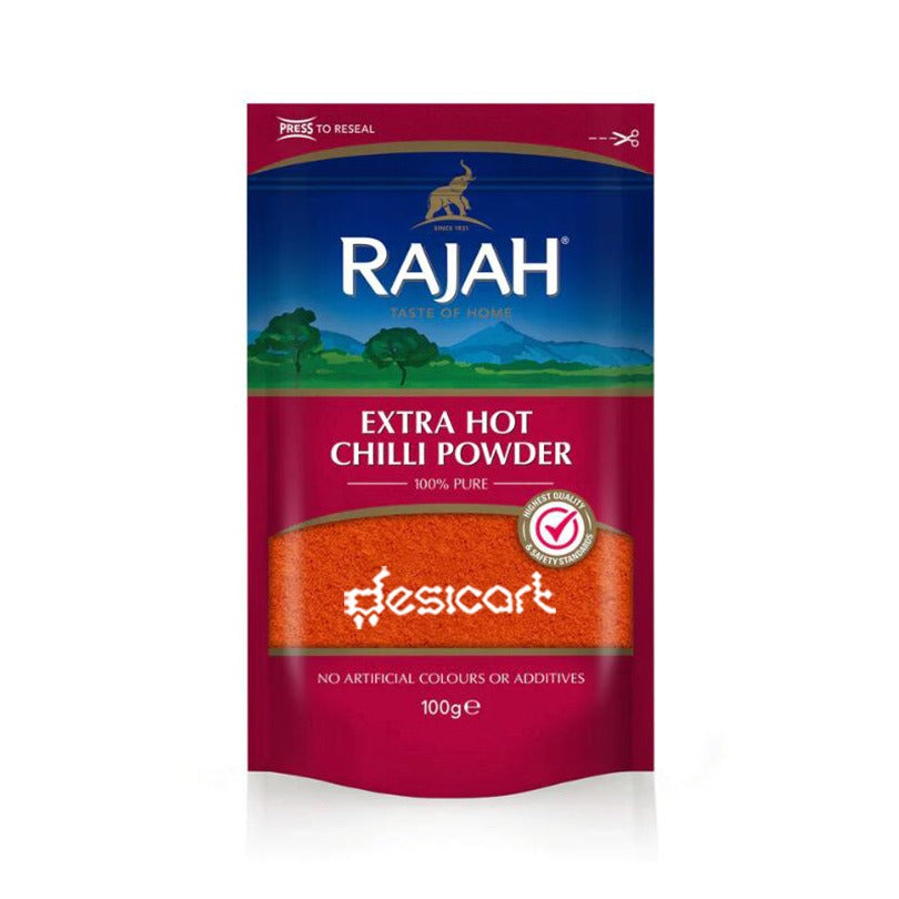 RAJAH CHILLI POWDER EX HOT 100G