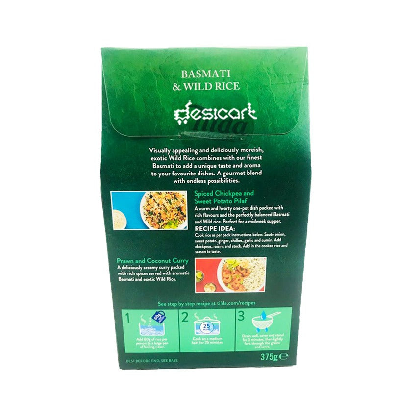 TILDA BASMATHI & WILD RICE 375G