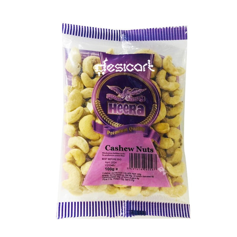 HEERA CASHEW NUTS 100G