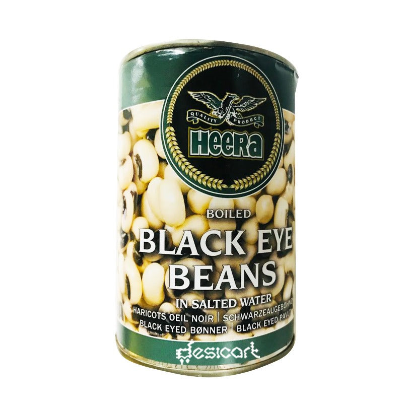 Heera Boiled BLack Eye Beans In Salted Water 400g