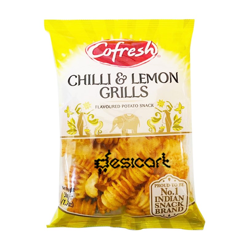 COFRESH GRILLS POTATO CHILLI & LEMON 50G