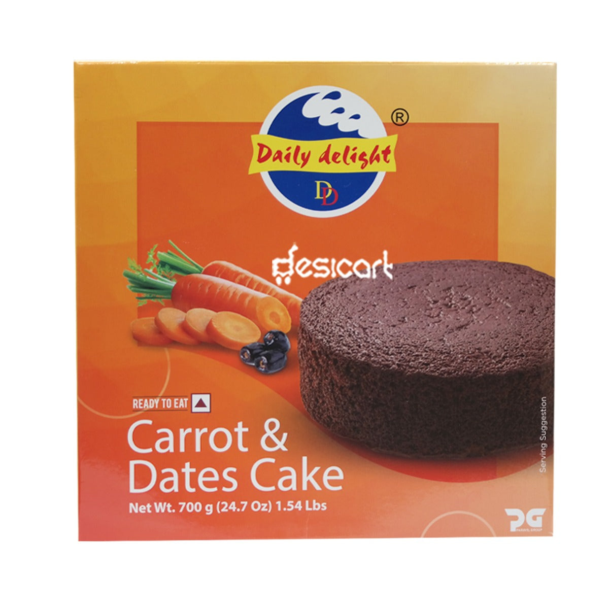 DAILY DELIGHT CARROT & DATES CAKE 700G