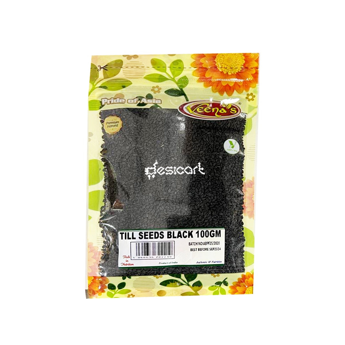 VEENA'S TILL SEED BLACK 100G