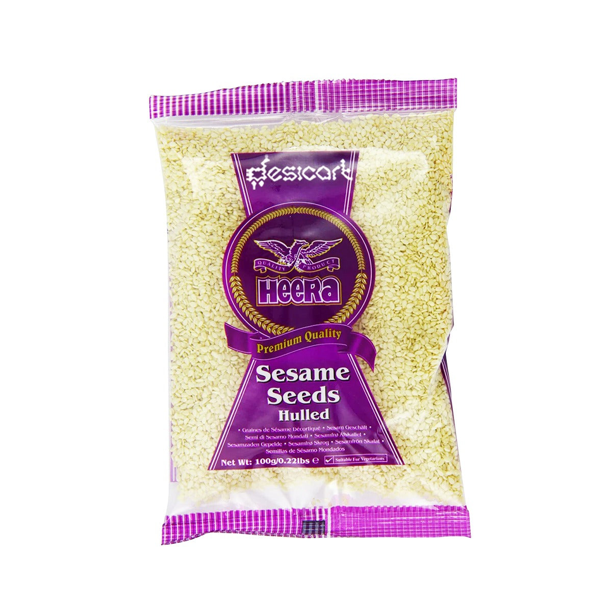 HEERA SESAME SEEDS HULLED 100G