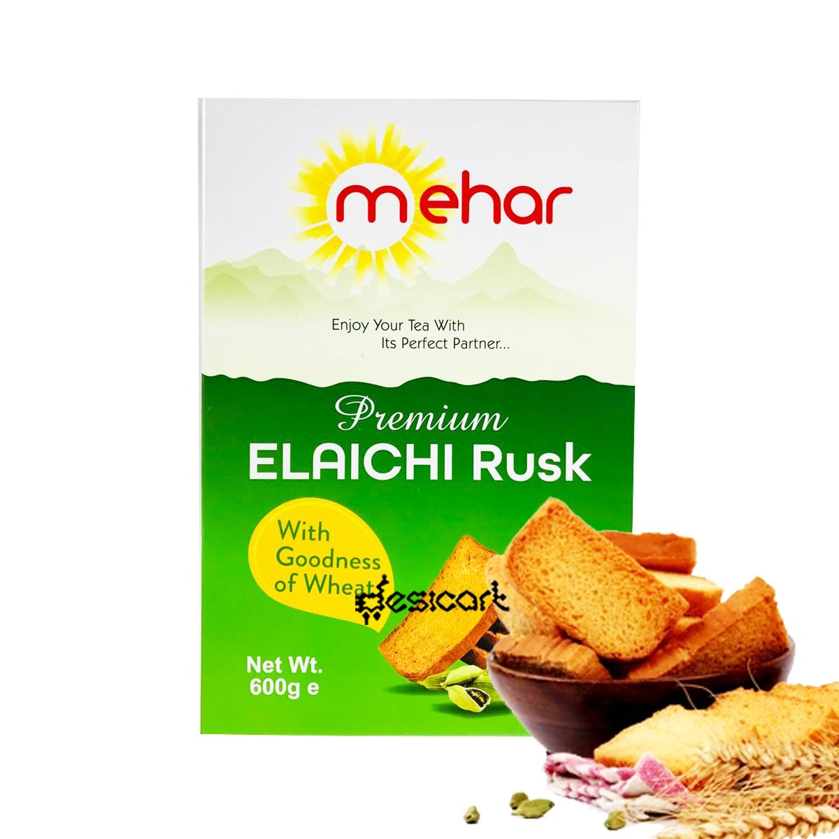 Mehar Premium Elachi Rusk 600g