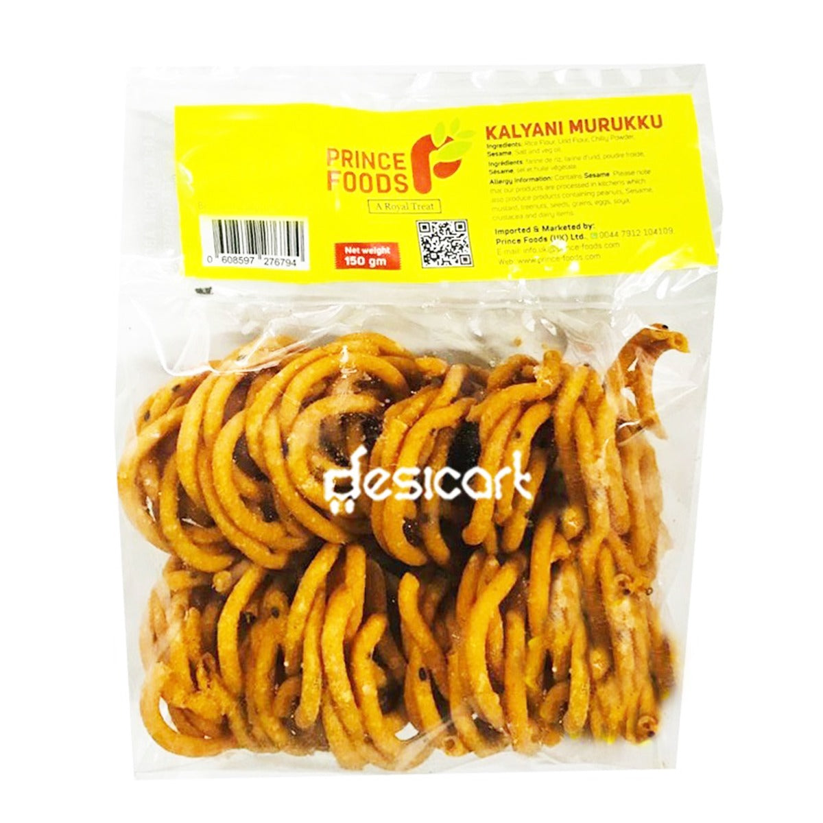 PRINCE FOODS SPICY KALYANI MURUKKU 150G BUY1 GET1 FREE