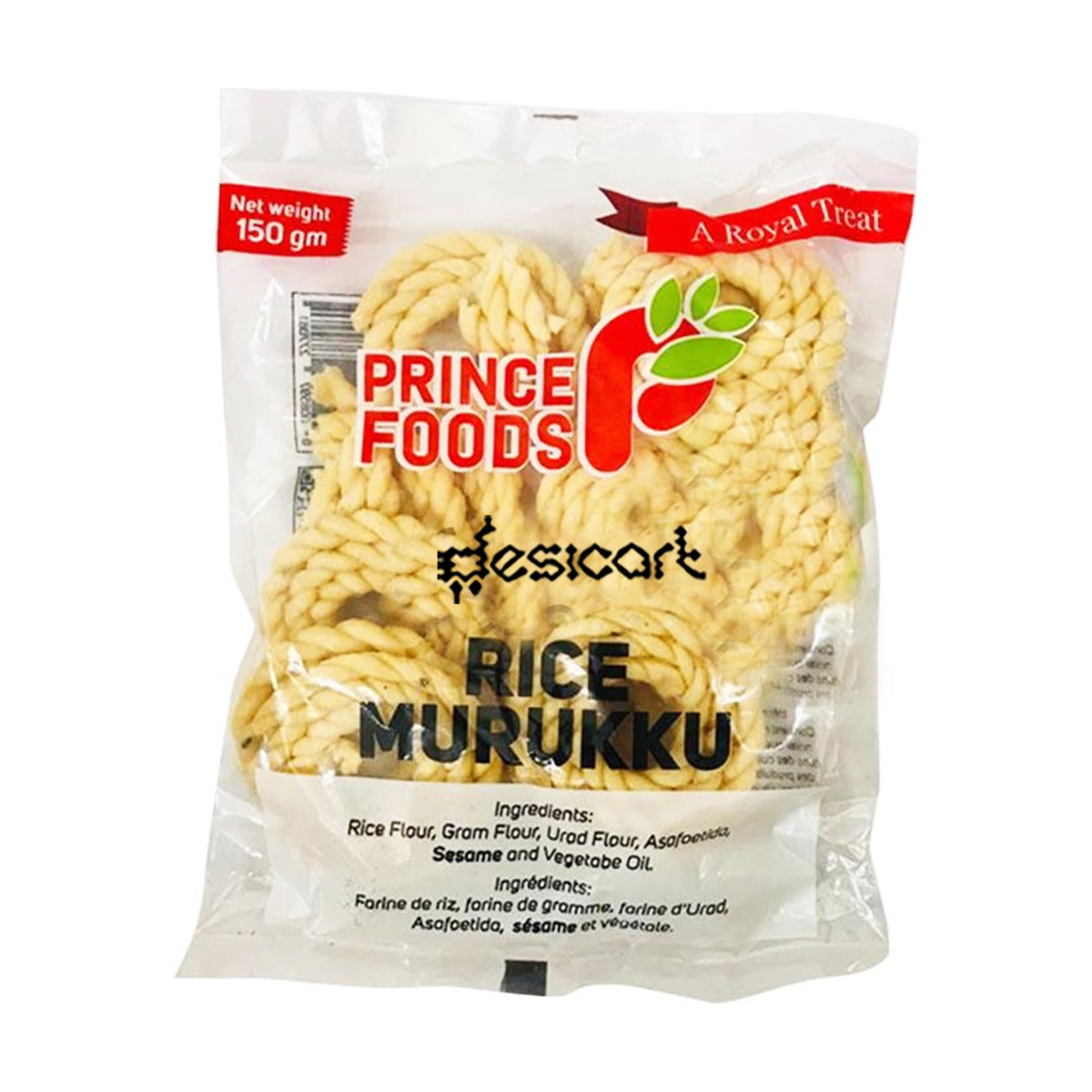 PRINCE FOODS RICE MURUKKU 150G ( BUY 1 GET 1 FREE)