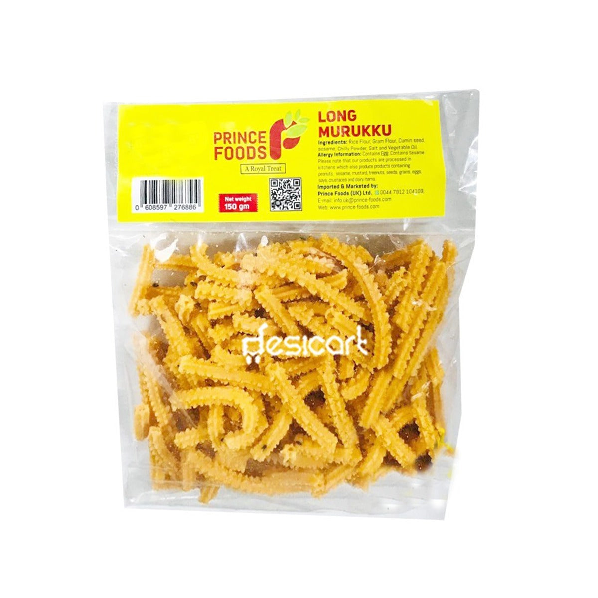 PRINCE FOODS LONG MURUKKU 150G BUY1 GET1 FREE