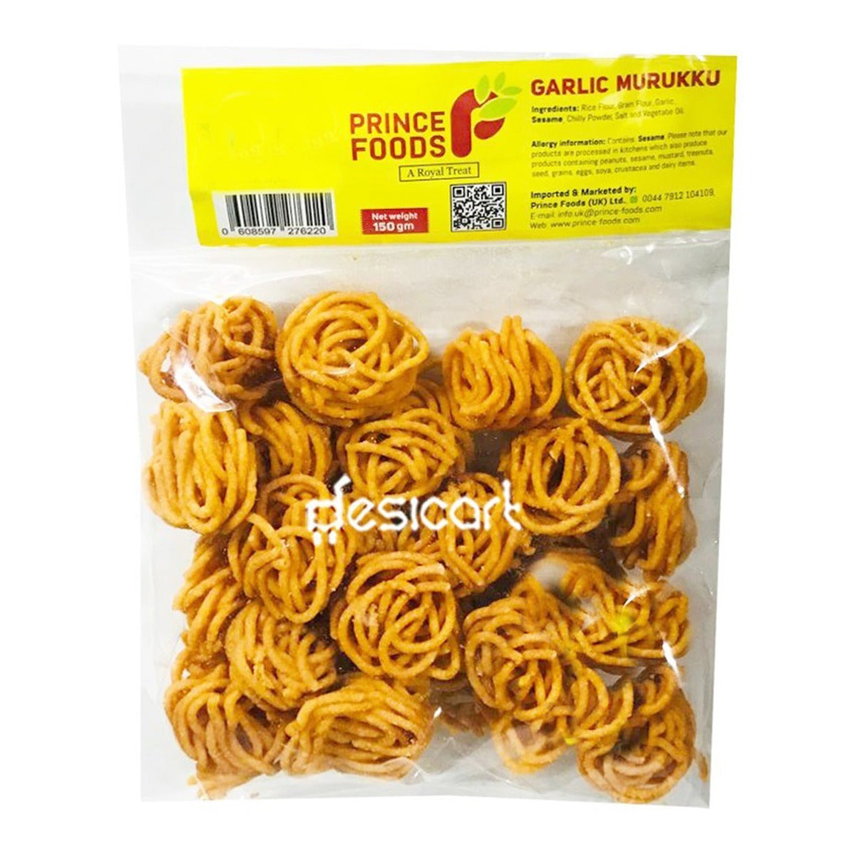 PRINCE FOODS GARLIC MURUKKU 150g BUY1 GET1 FREE