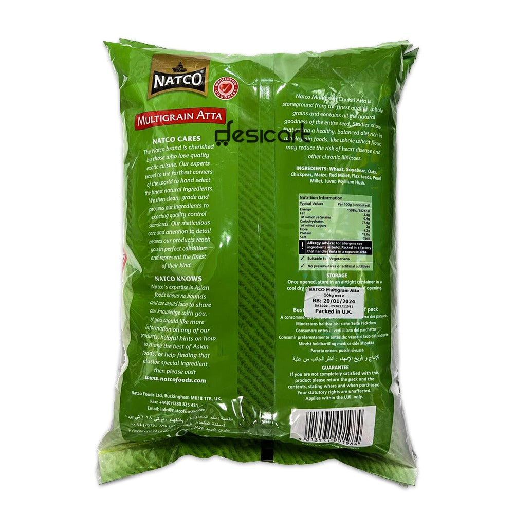NATCO MULTIGRAIN ATTA 10KG