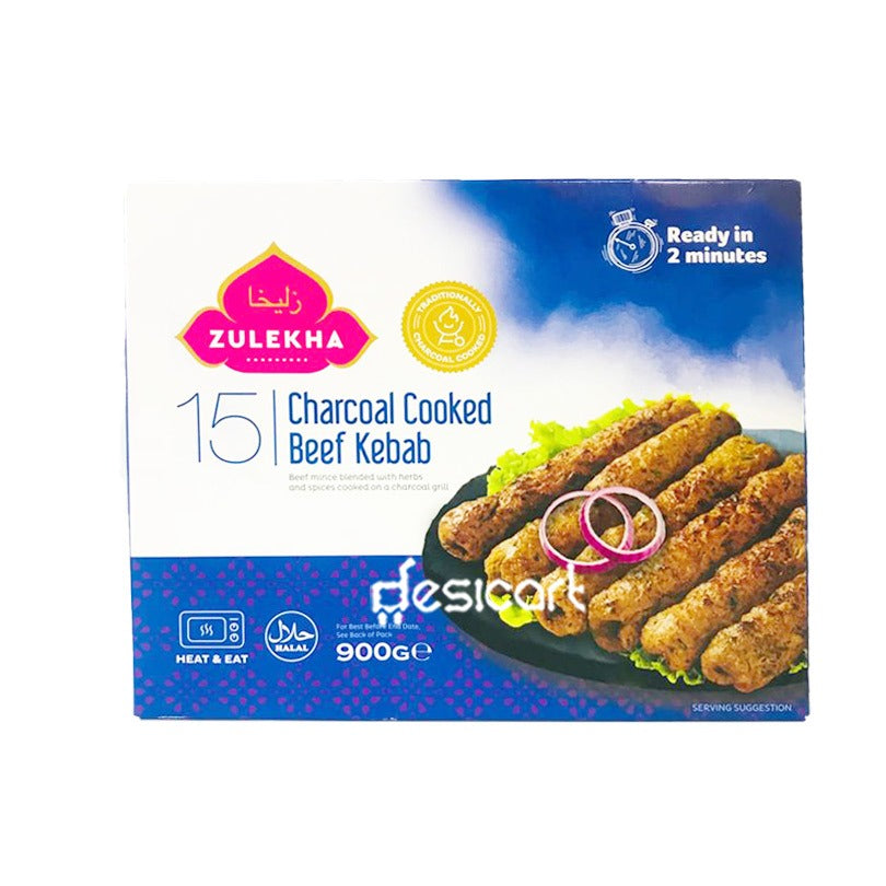 ZULEKHA 15 CHARCOAL COOKED BEEF KEBAB 900G