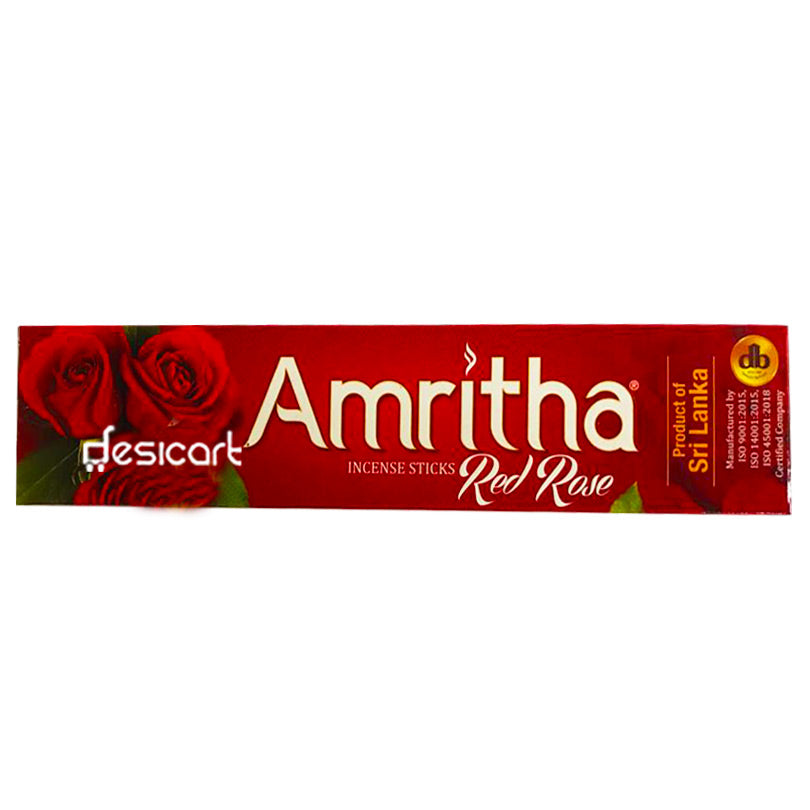AMRITHA RED ROSE INCENSE STICKS