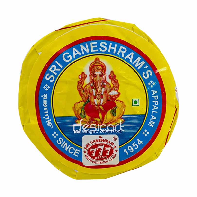 777 SRI GANESHRAM'S APPALAM NO.3 200G