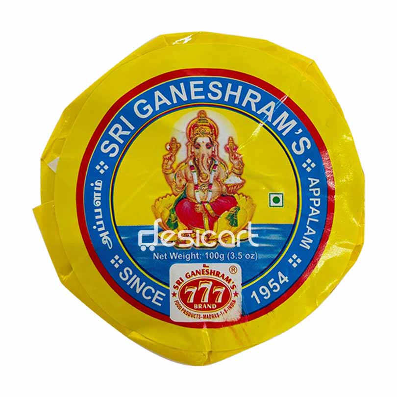 777 GANESHRAM'S APPALAM NO.5 100G