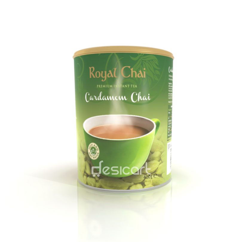 ROYAL CHAI TIN CARDAMOM UNSWEETENED 400G
