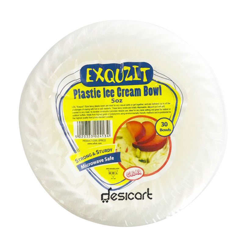 UDL EXQUZIT PLASTIC ICECREAM BOWL DPBE22