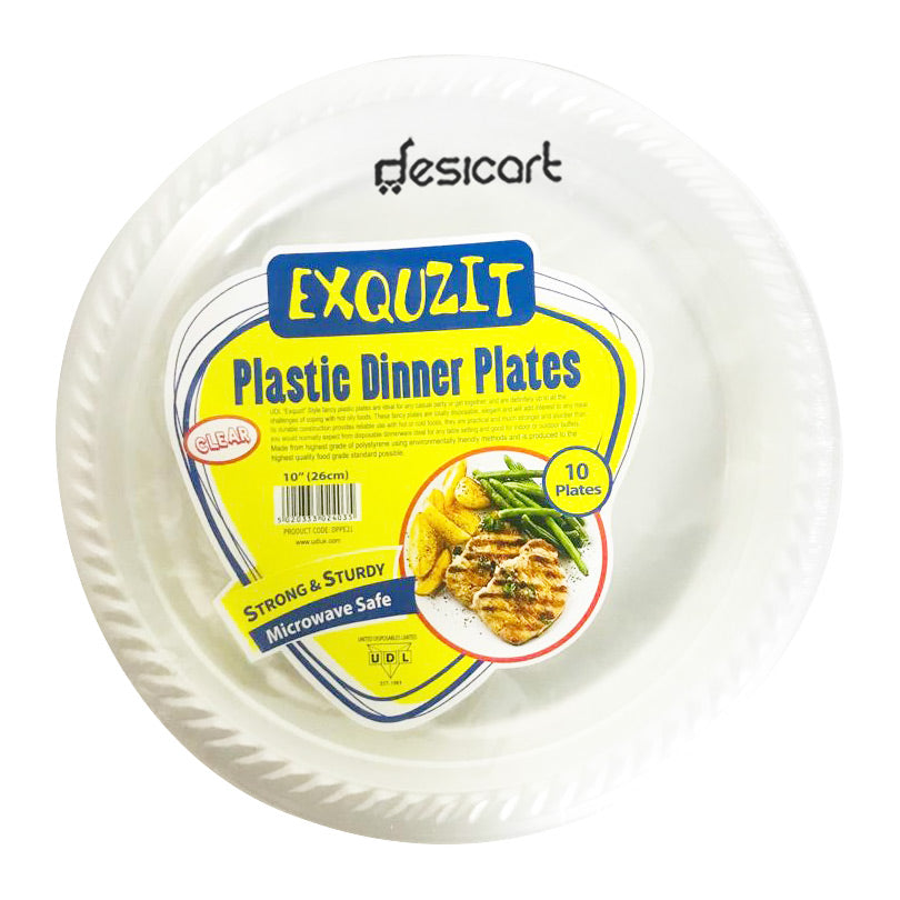 UDL EXQUZIT PLAS DINNER PLATE DPPE21