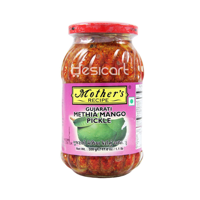 MOTHER'S RECIPE PICKLE GUJARATI METHIA MANGO 500G
