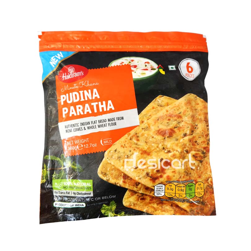 Haldiram Paratha Pudina 6Pcs 360g