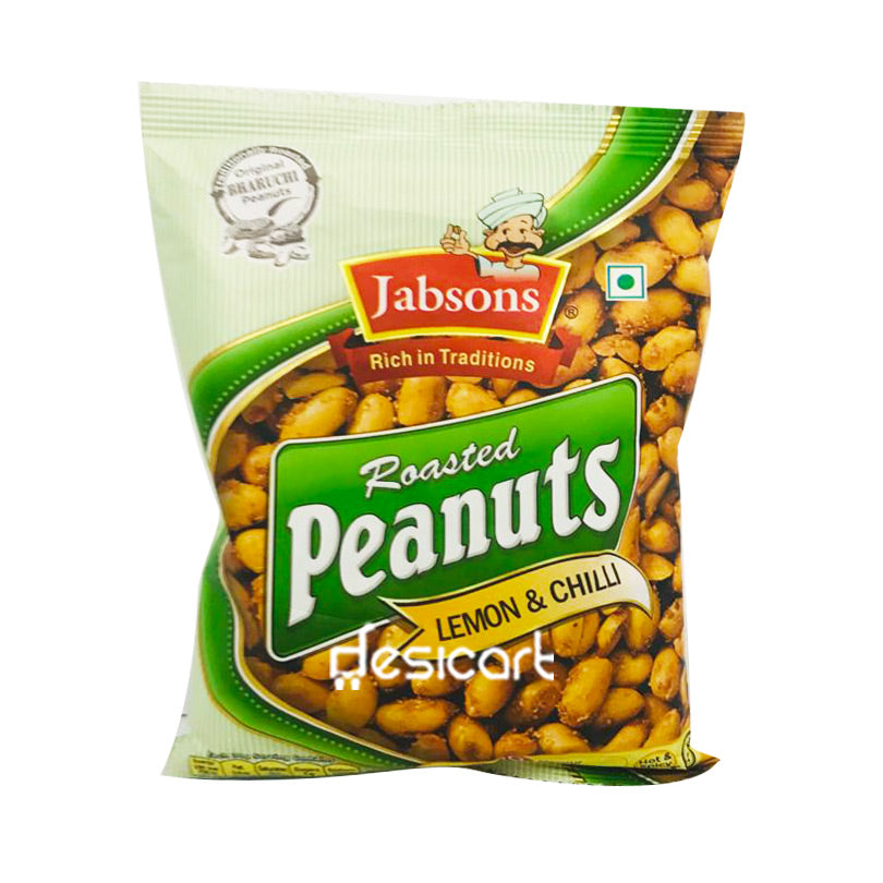 Jabsons Roasted Peanuts Lemon & Chilli 140g