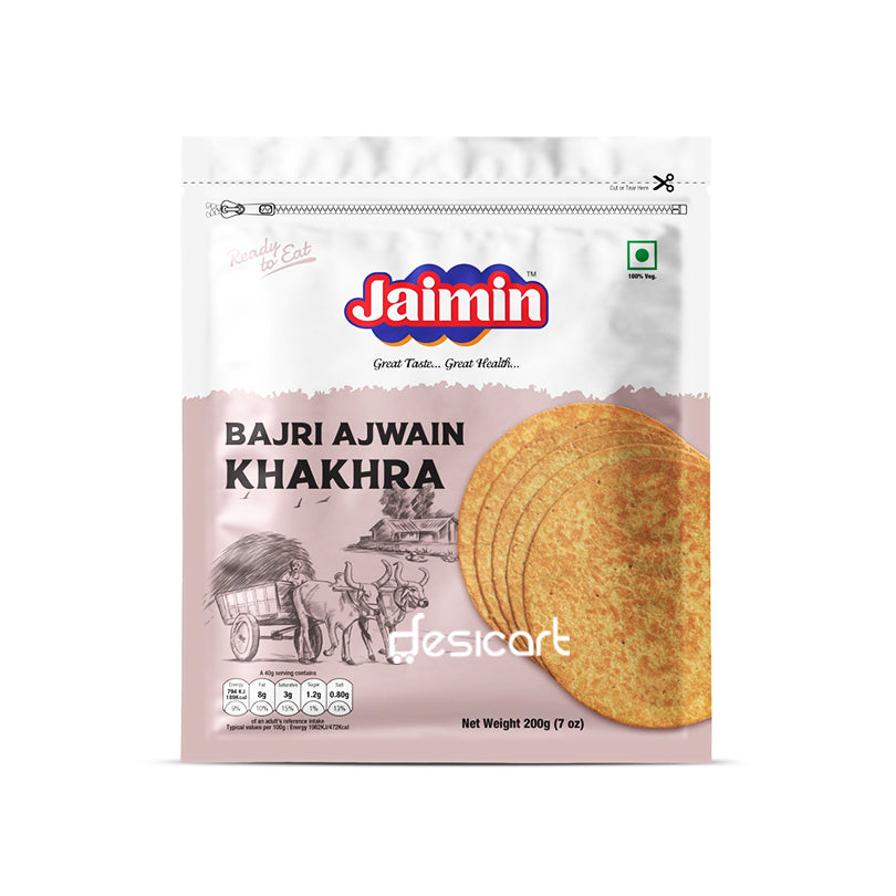 Jaimin Bajri Ajwain Khakhra 200g