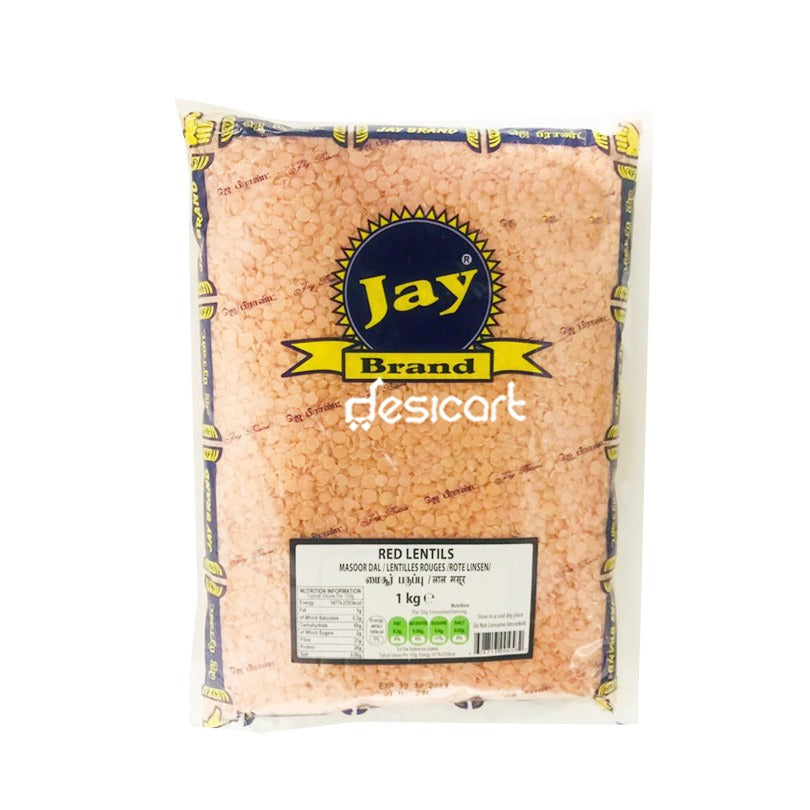 Jay Brand Masoor Dal)1kg