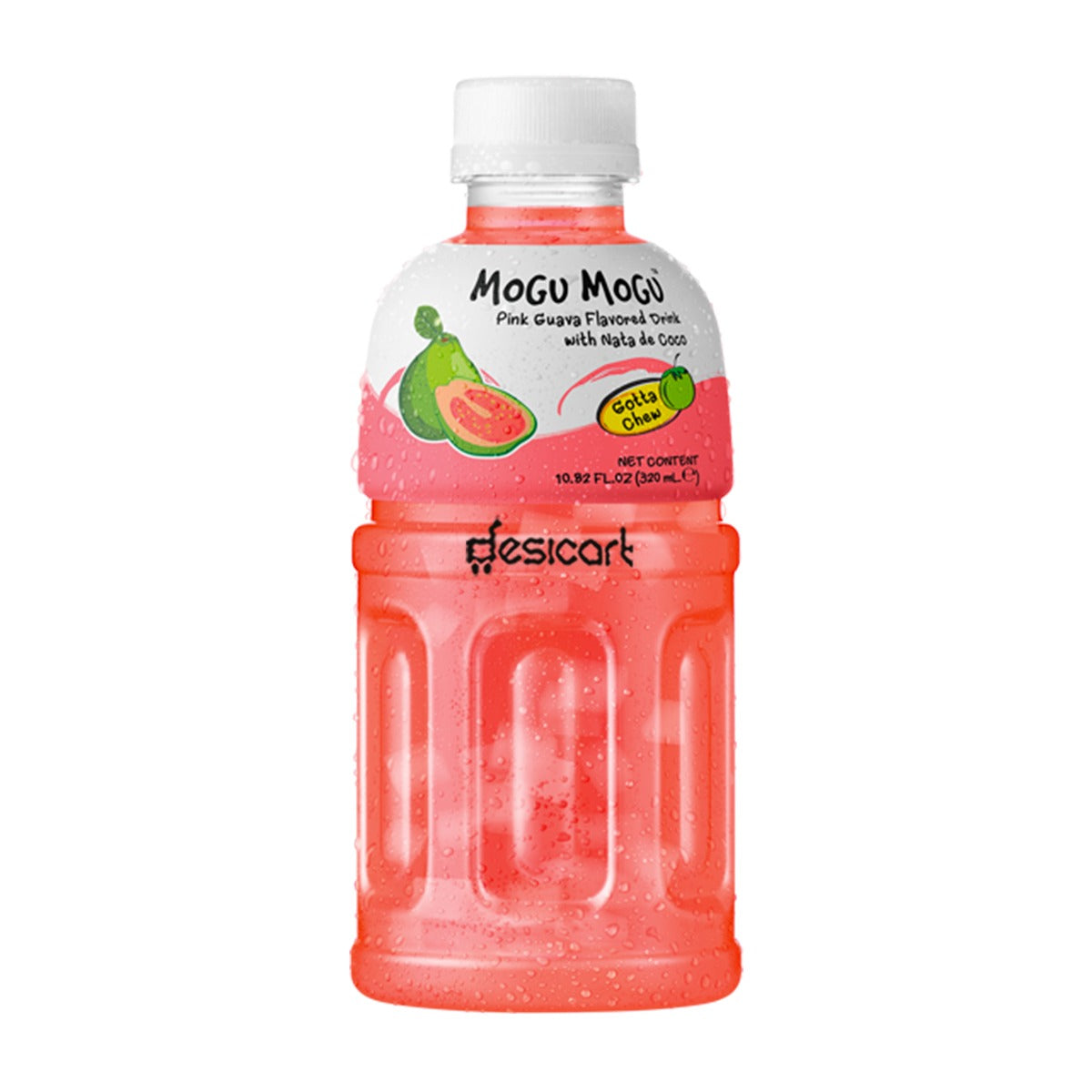 MOGU MOGU PINK GUAVA FLAVOURED DRINK 320ML