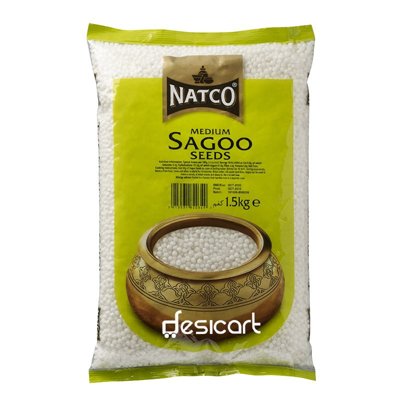 NATCO SAGO SEEDS MEDIUM 1.5KG