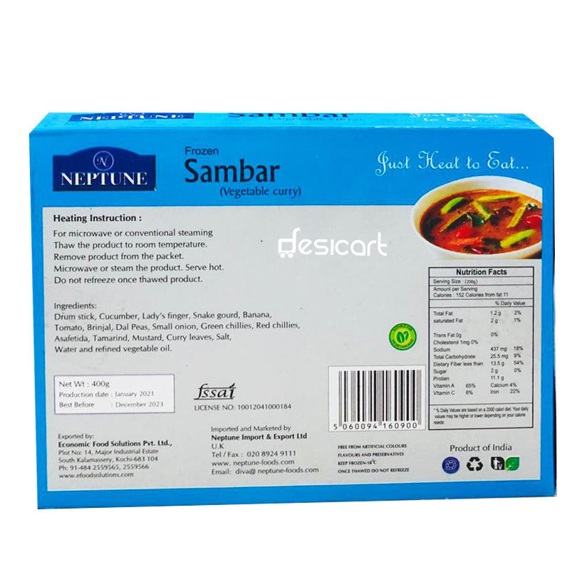 Neptune Frozen Sambar 400g