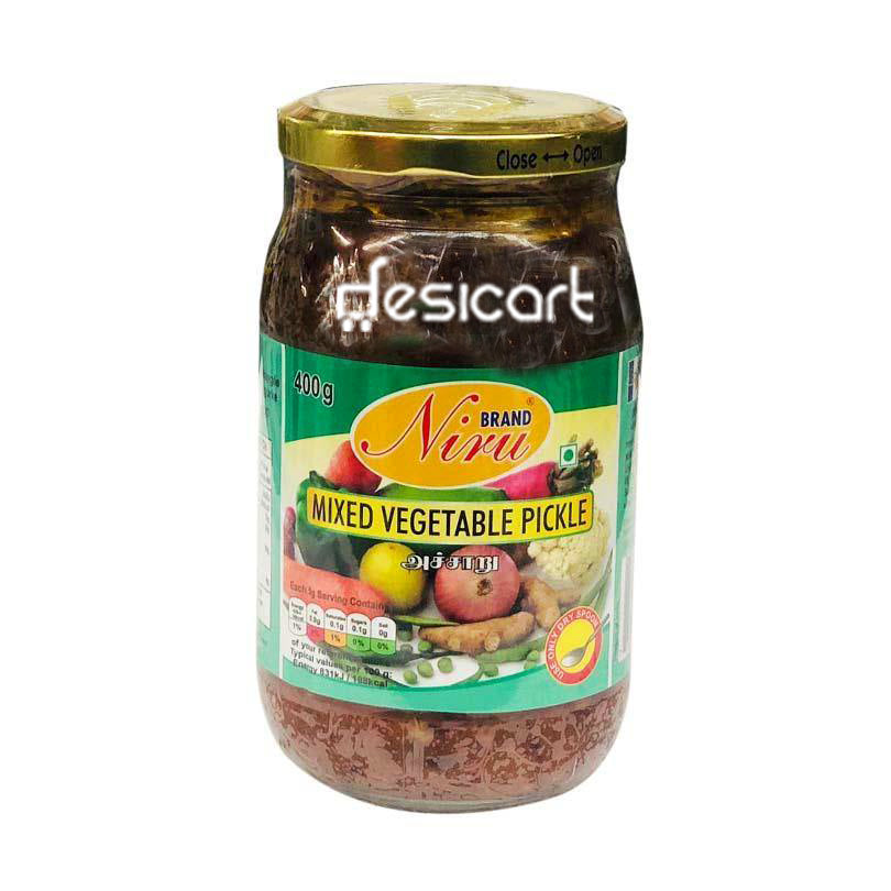 NIRU MIXED VEGETABLE PICKLE 400G