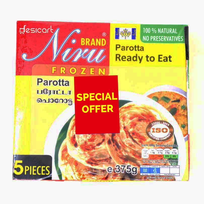 Niru Parotta B1/G1 5pcs 375g