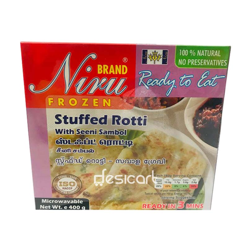 NIRU STUFFED ROTTI WITH SEENI SAMBOL 400G