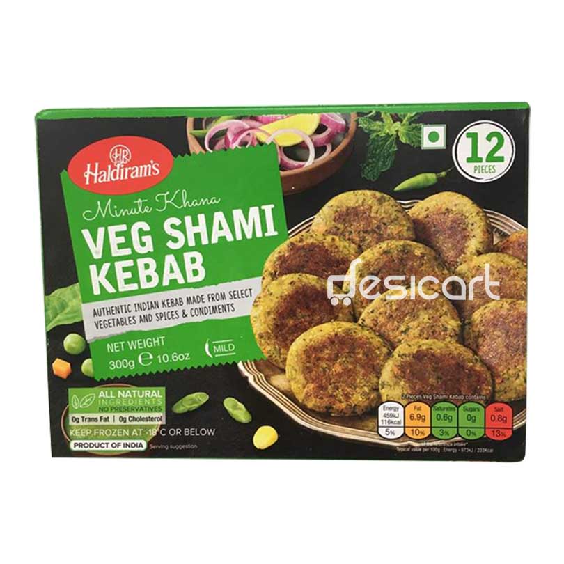 HALDIRAM'S VEG SHAMI KEBAB 12PCS 300G