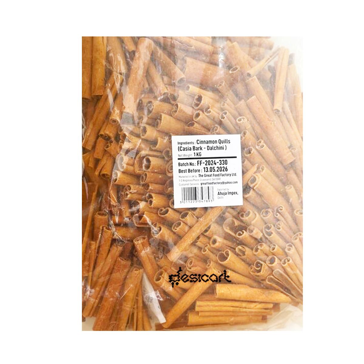 Ahuja Foods Cinnamon Quills (Casia Bark-Dalchini) 1kg#