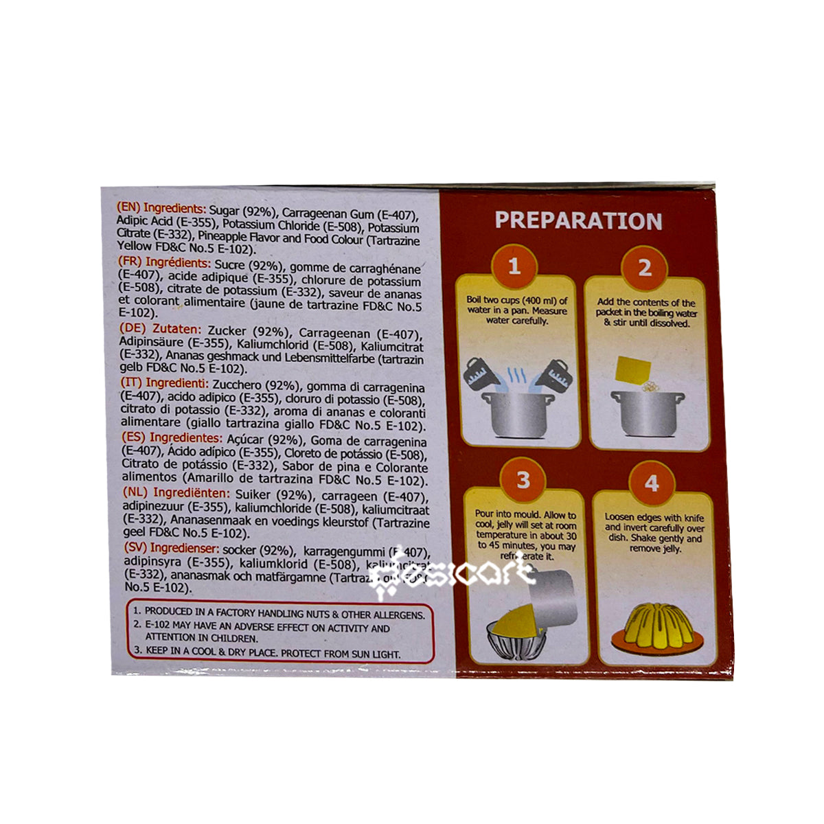 AL NOOR PINEAPPLE JELLY 90GM