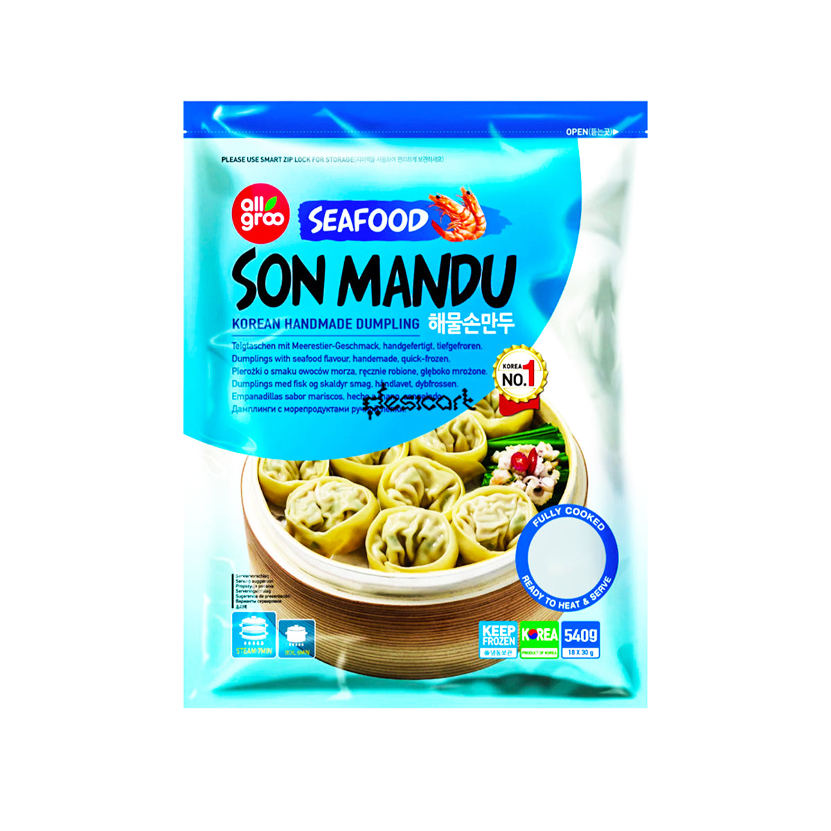 Allgroo Kimchi Son Mandu 540g