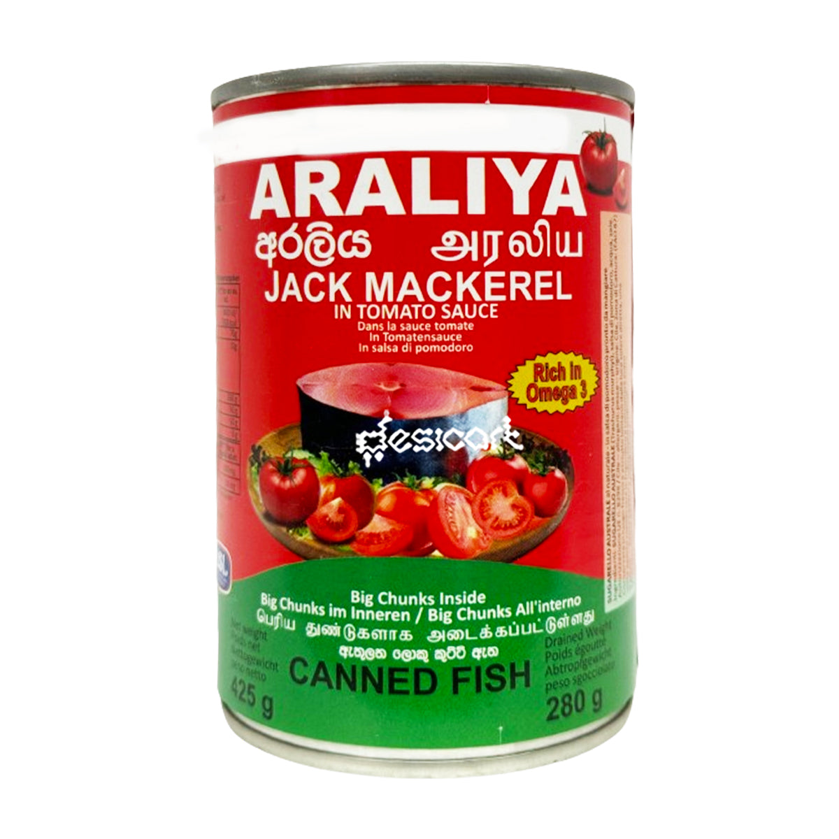 ARALIYA JACK MACKEREL TOMATO CANNED FISH  425G