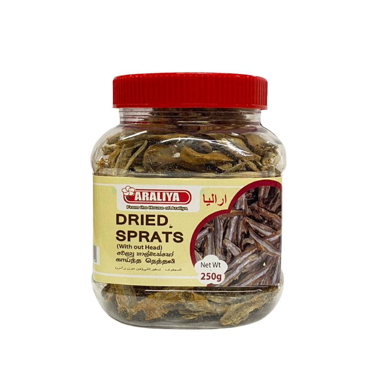 ARALIYA DRIED SPRATS (WITHOUT HEAD) 250G