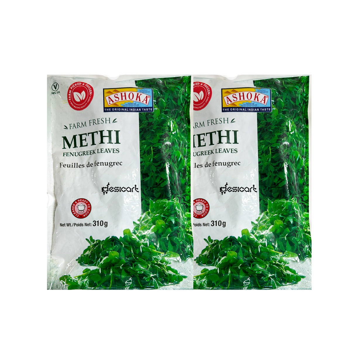 ASHOKA CHOPPED METHI (PACK OF 2) 310G