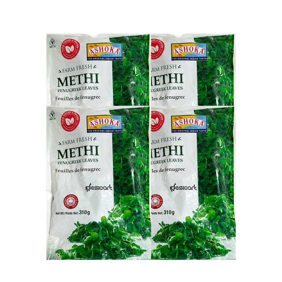 ASHOKA CHOPPED METHI (PACK OF 4) 310G