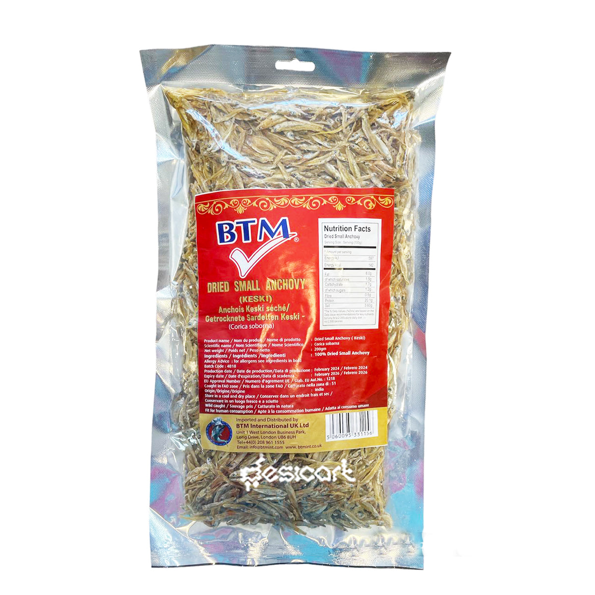 BTM DRIED SMALL ANCHOVY 200G