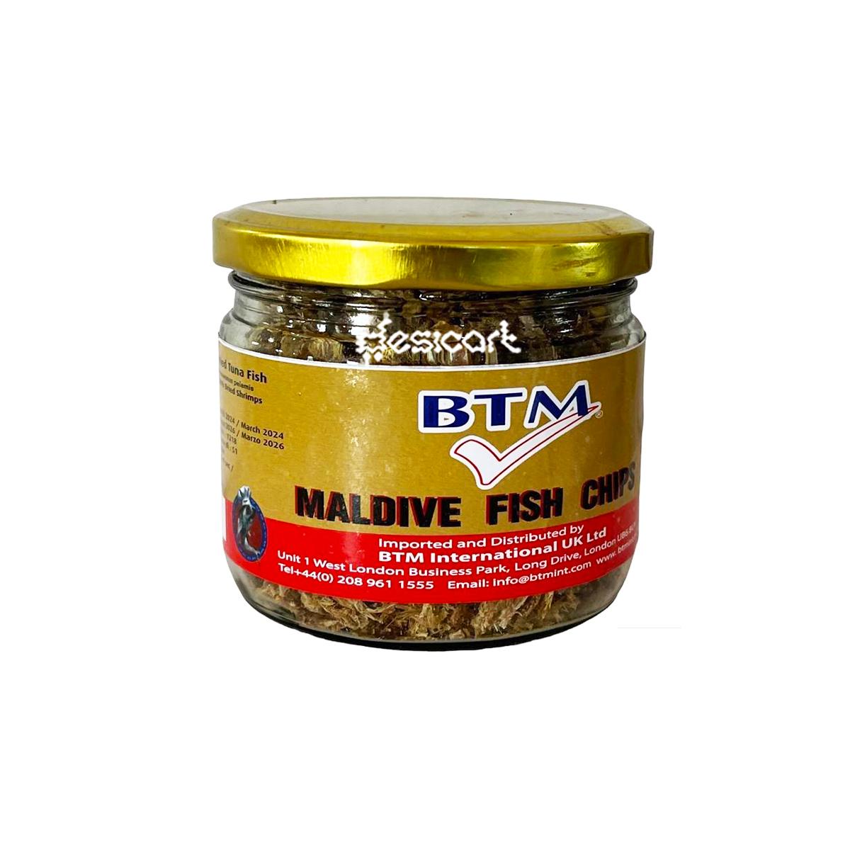 BTM DRIED MALADIVE FISH CHIPS 150G