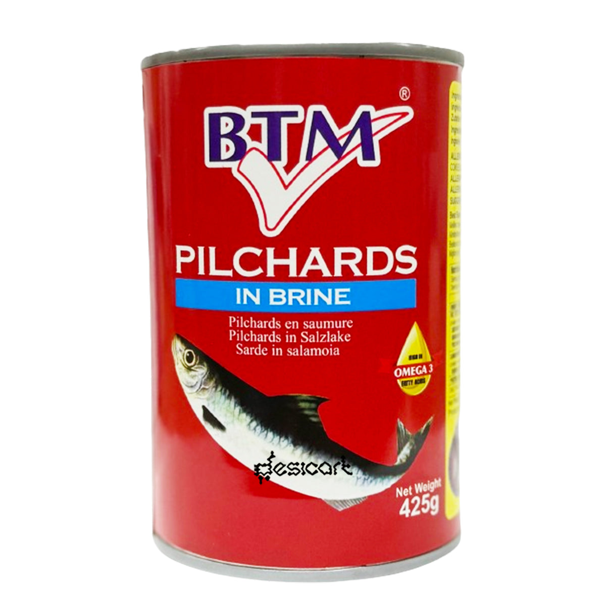 BTM Pilchards in Brine 425g