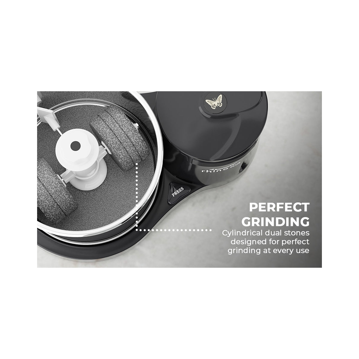Buy Butterfly Rhino Plus Table Top Wet Grinder at Desicart.co.uk - Online Indian Grocery Store UK