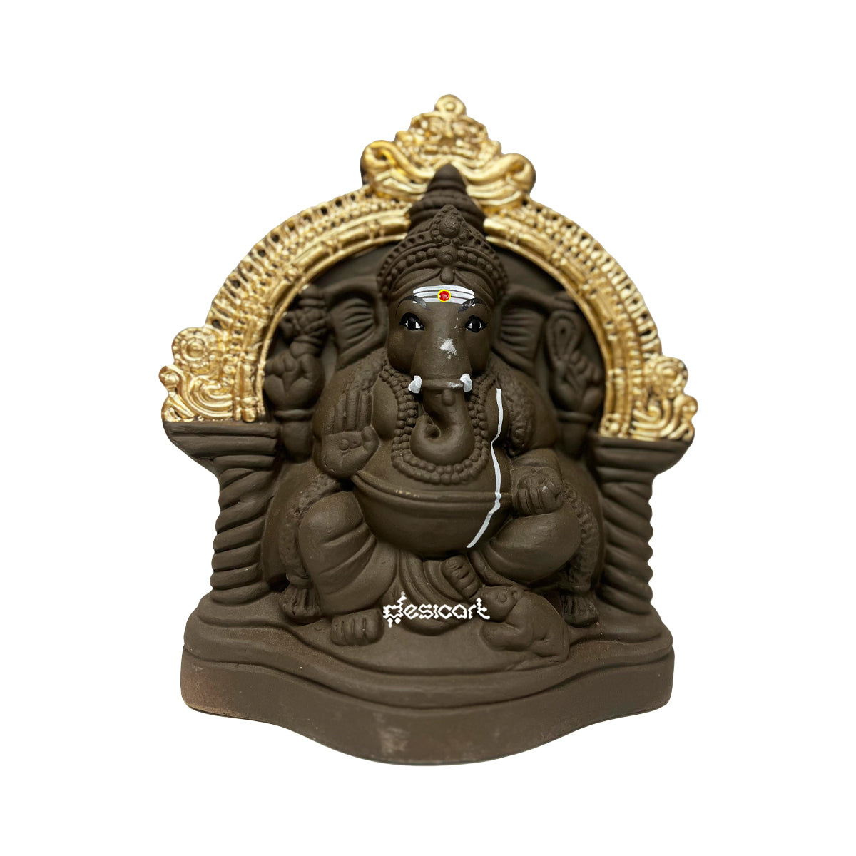 CLAY VINAYAGAR 10 INCH (69821)